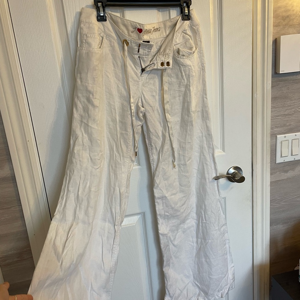 vintage guess linen pants